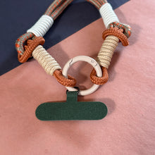 Load image into Gallery viewer, Mocha Trio Double Loop Phone/Key Strap - Acorn