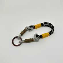 Load image into Gallery viewer, Mocha Trio Double Loop Phone/Key Strap - Yellow