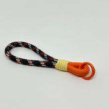 Load image into Gallery viewer, Simple Loop Key Chain - Navy Orange