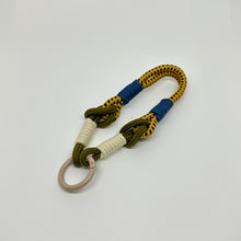 Load image into Gallery viewer, Mocha Trio Double Loop Phone/Key Strap - Cobalt