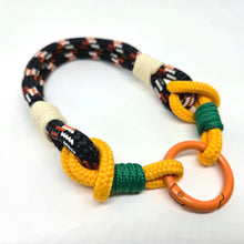Load image into Gallery viewer, Double Loop Phone/Key Strap -Navy Orange