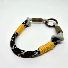 Load image into Gallery viewer, Mocha Trio Double Loop Phone/Key Strap - Yellow