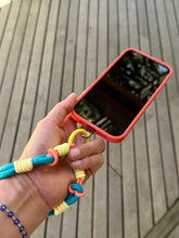 Load image into Gallery viewer, Bright Double Loop Phone/Key Strap - TEAL
