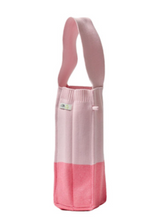 Load image into Gallery viewer, Bottle Tote Pink Block Large
