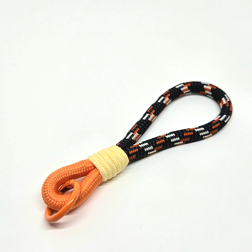 Simple Loop Phone/Key Strap - Navy Orange